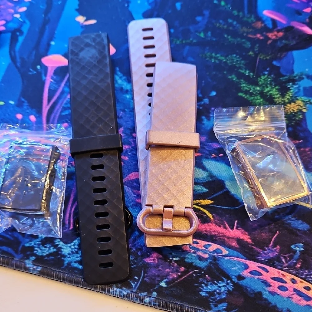 Smartwatch Bands in Black and Purple